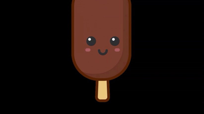 冰淇淋MG动画特效素材