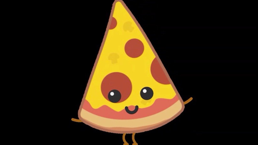 食物披萨MG动画特效素材