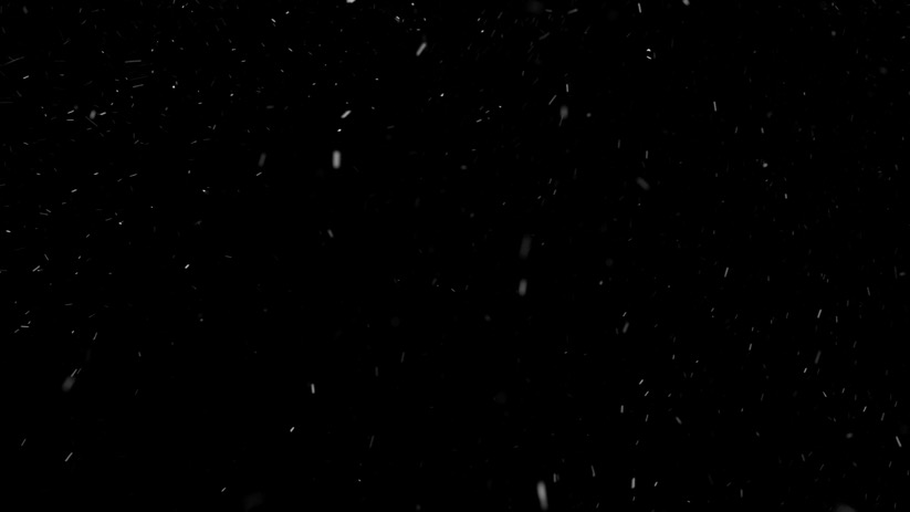 雪花飞舞下雪飘雪花粒子动画