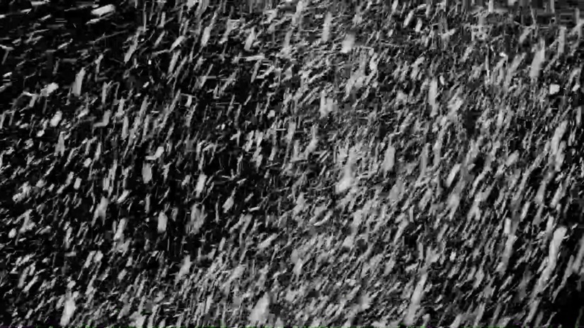 猛烈浓密的大雪下雪飘雪花粒子动画