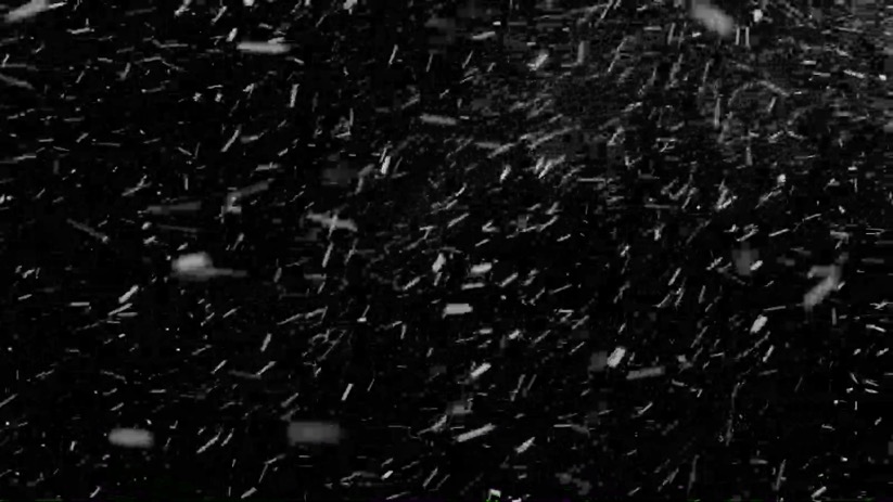 慢慢飘落的雪花下雪飘雪花粒子动画