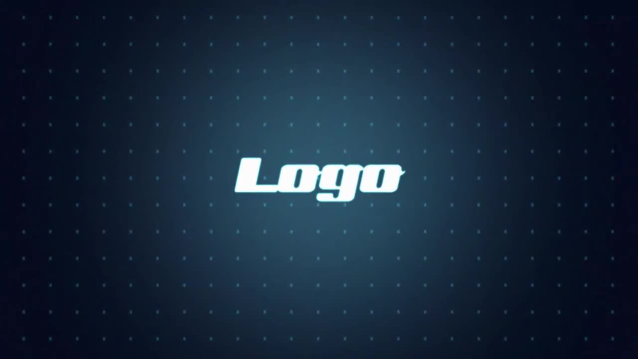 高科技的logo动画展示AE模板Logo Pulse