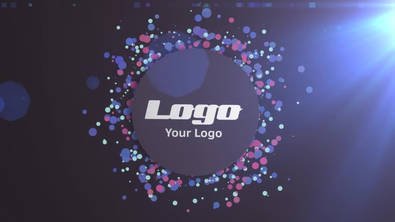 具有炫酷外观的促销活动logo展示AE模板Falling Logo