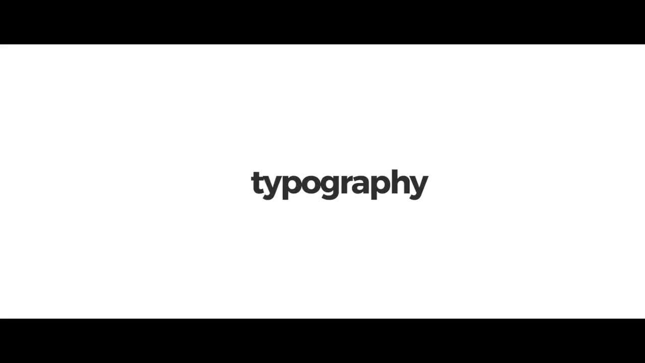 有影响力的产品介绍Pr模板(Stomp Typography)