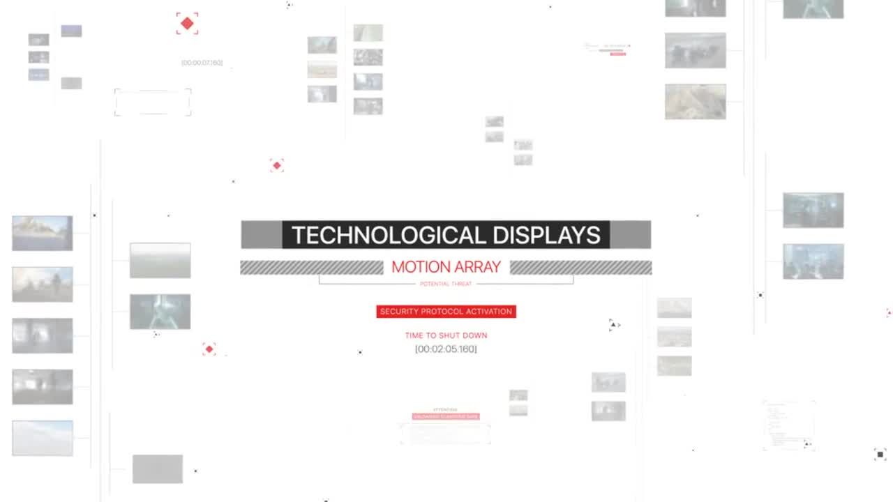 现代科技感场景企业宣传幻灯片介绍AE模板