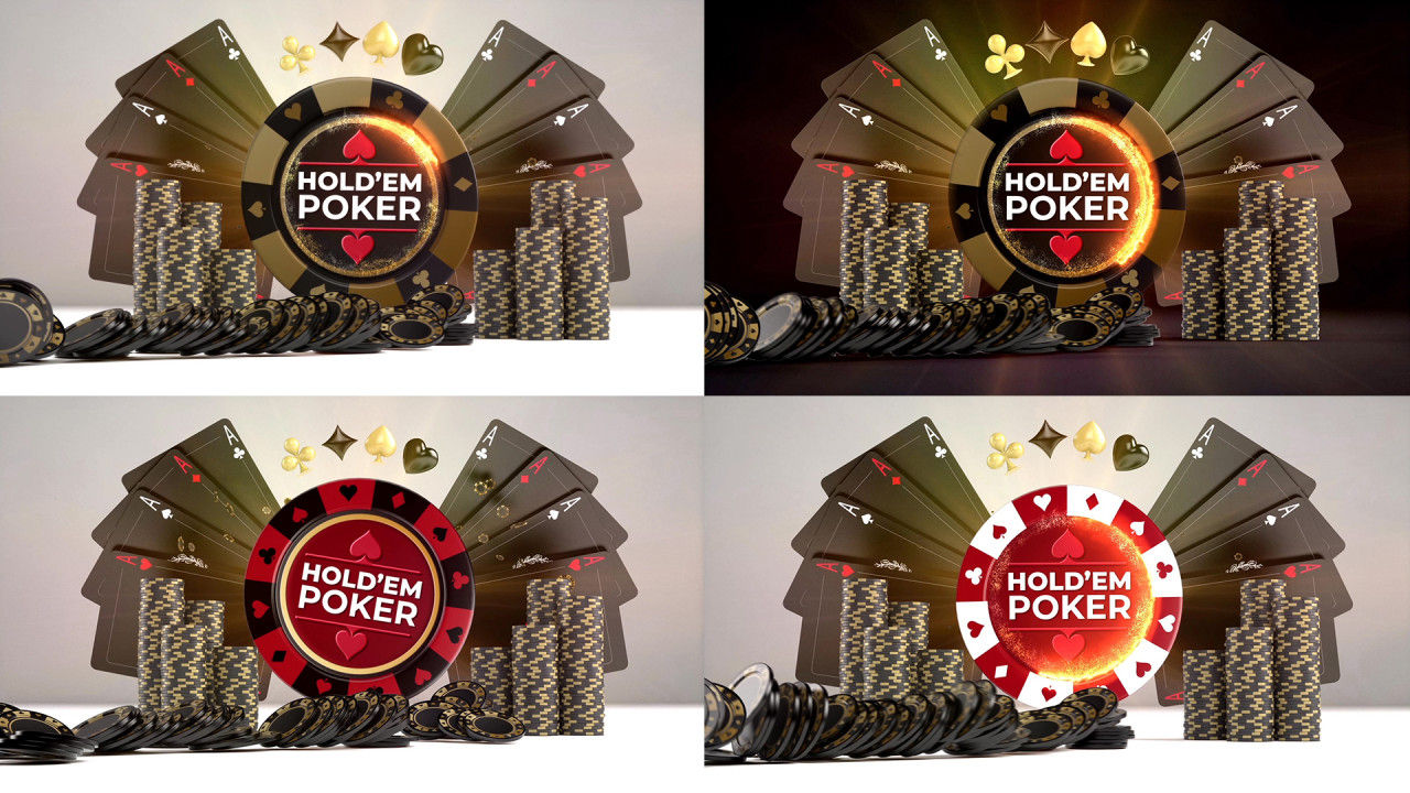 扑克之夜logo动画开场PR模板