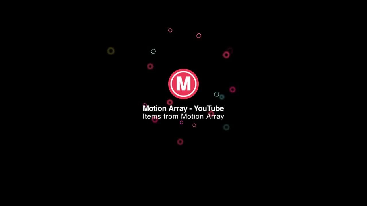 简洁时尚的YouTube动画徽标AE模板