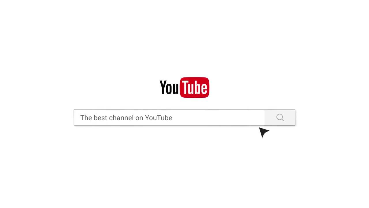 现代干净创意的Youtube搜索视频片头AE模板