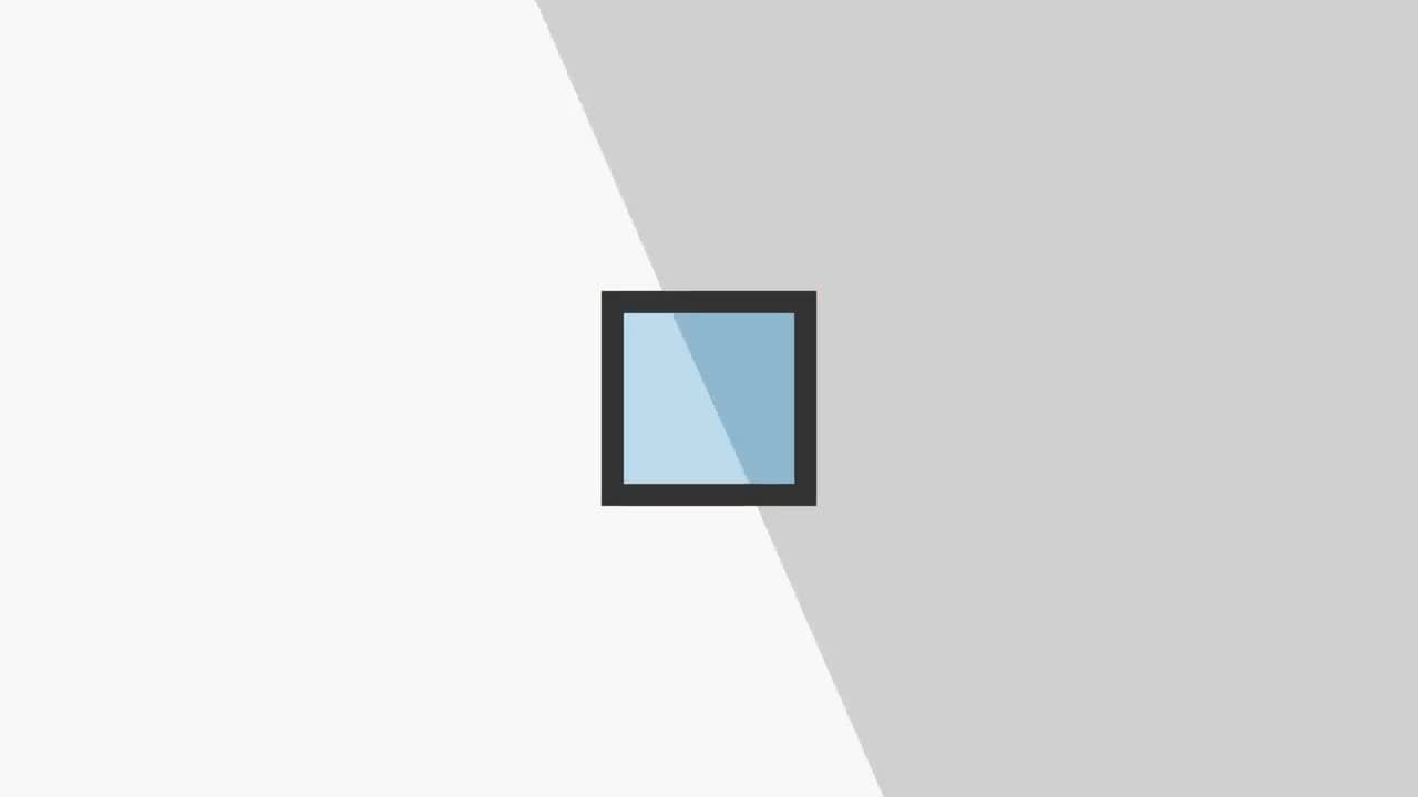 现代简单LOGO小标志动画演绎AE模板