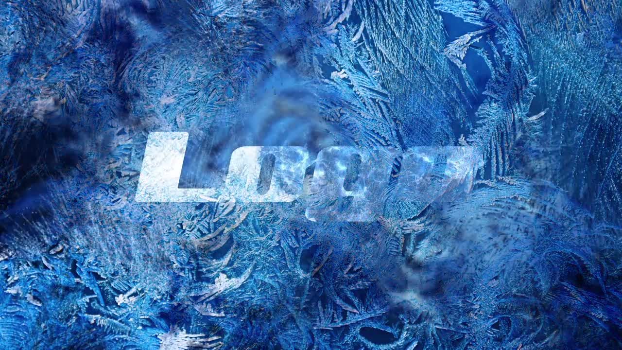霜冻消融logo展示pr模板