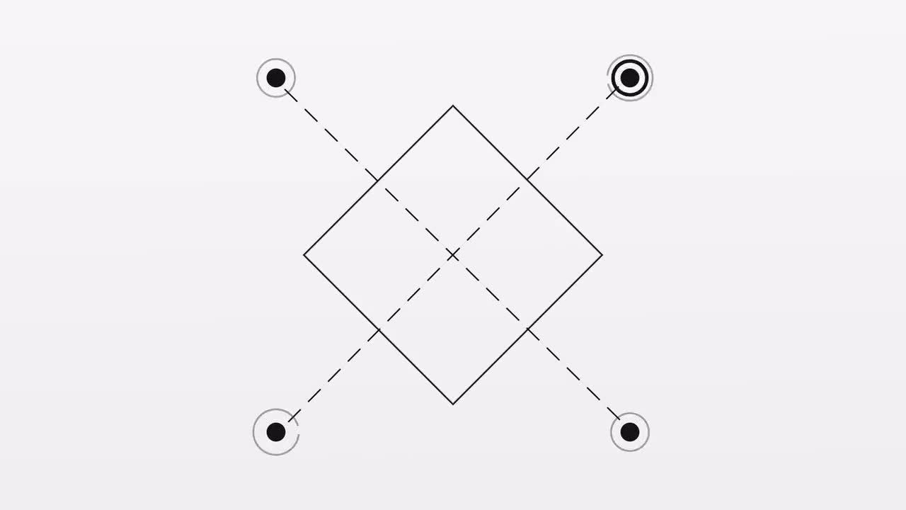 几何图形变幻Logo标志展示AE模板