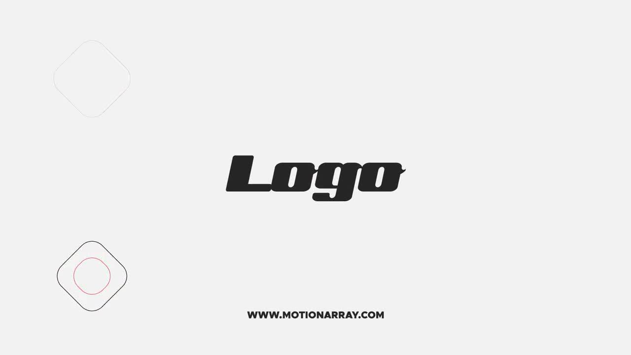 简洁商务Logo动画AE模板
