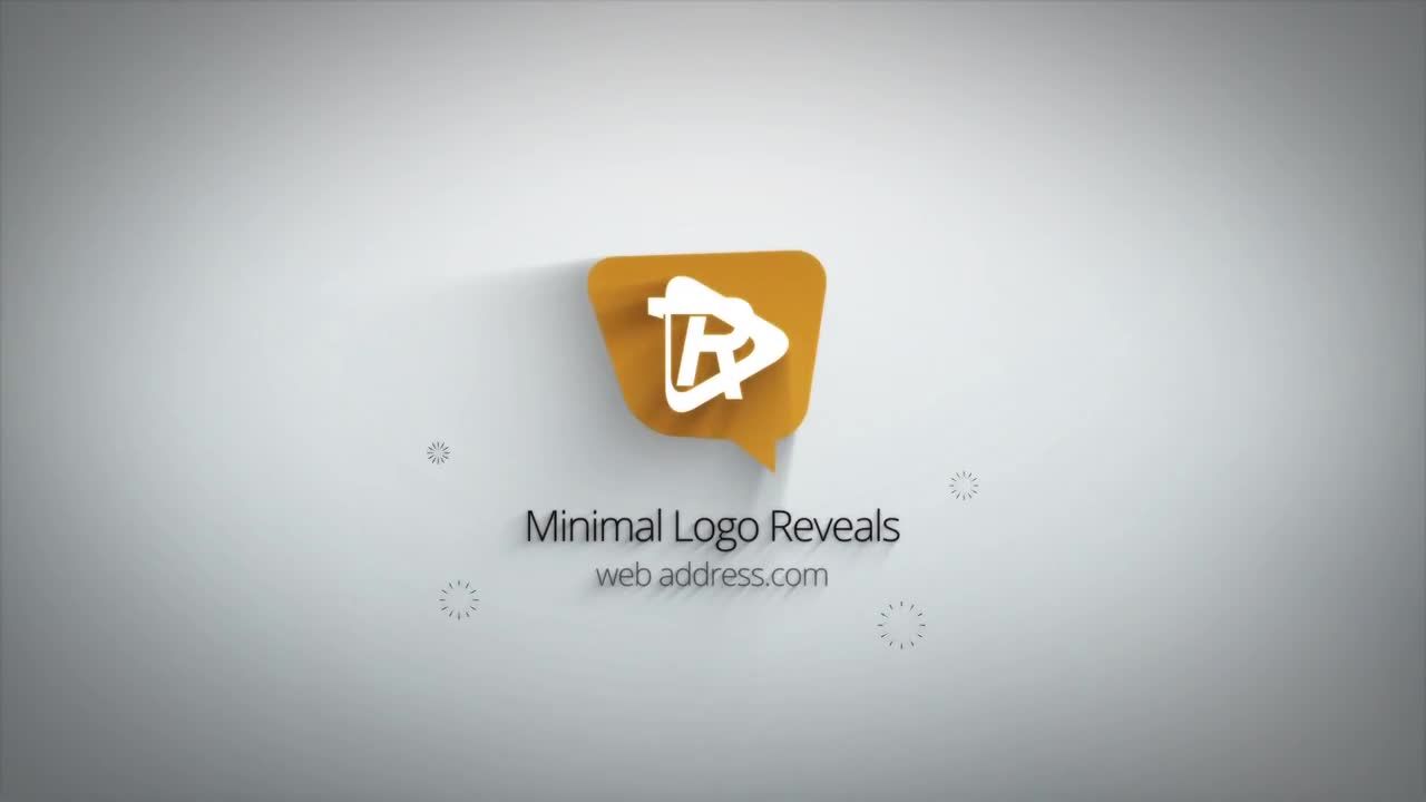 水彩爆炸logo动画标识AE模板