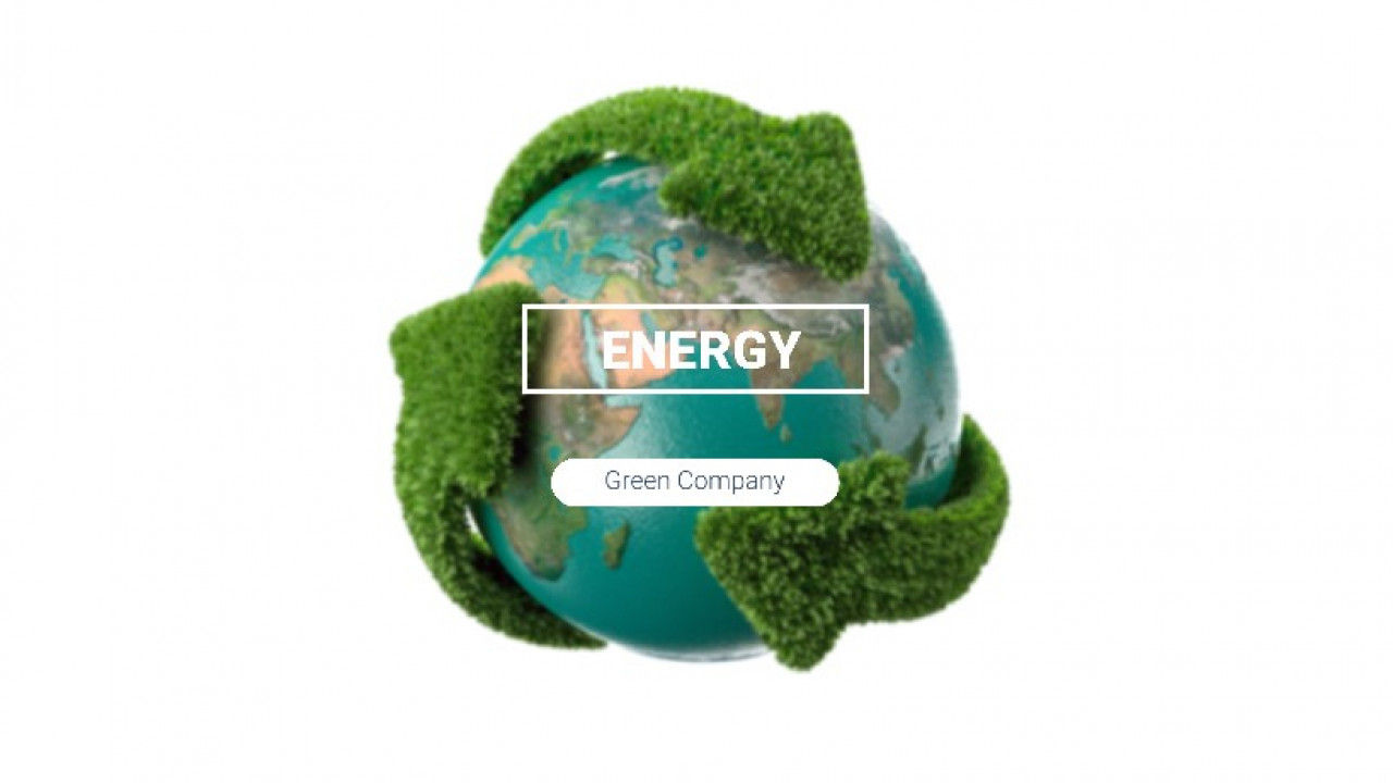 绿色能源文本动画AE模板