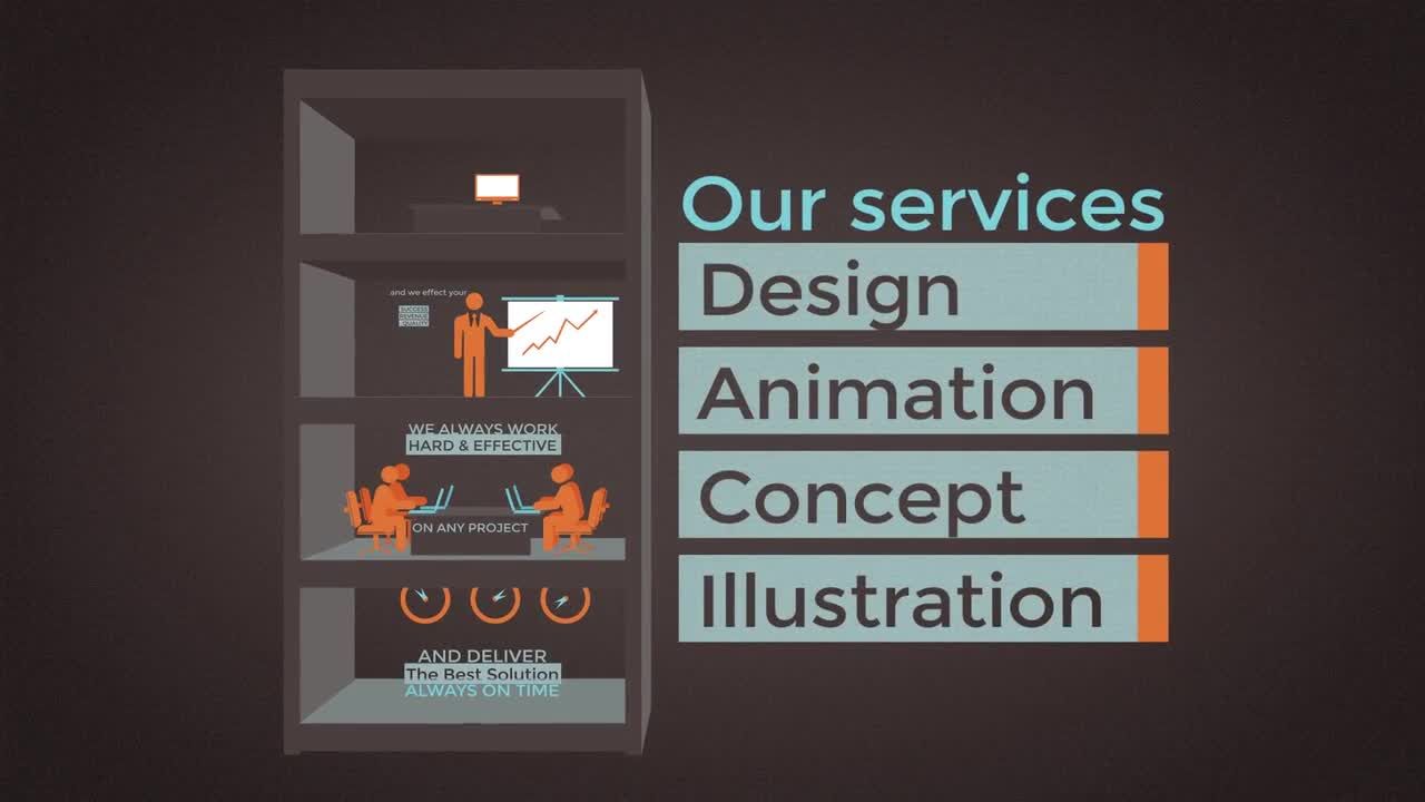 建筑公司创意宣传动画AE模板