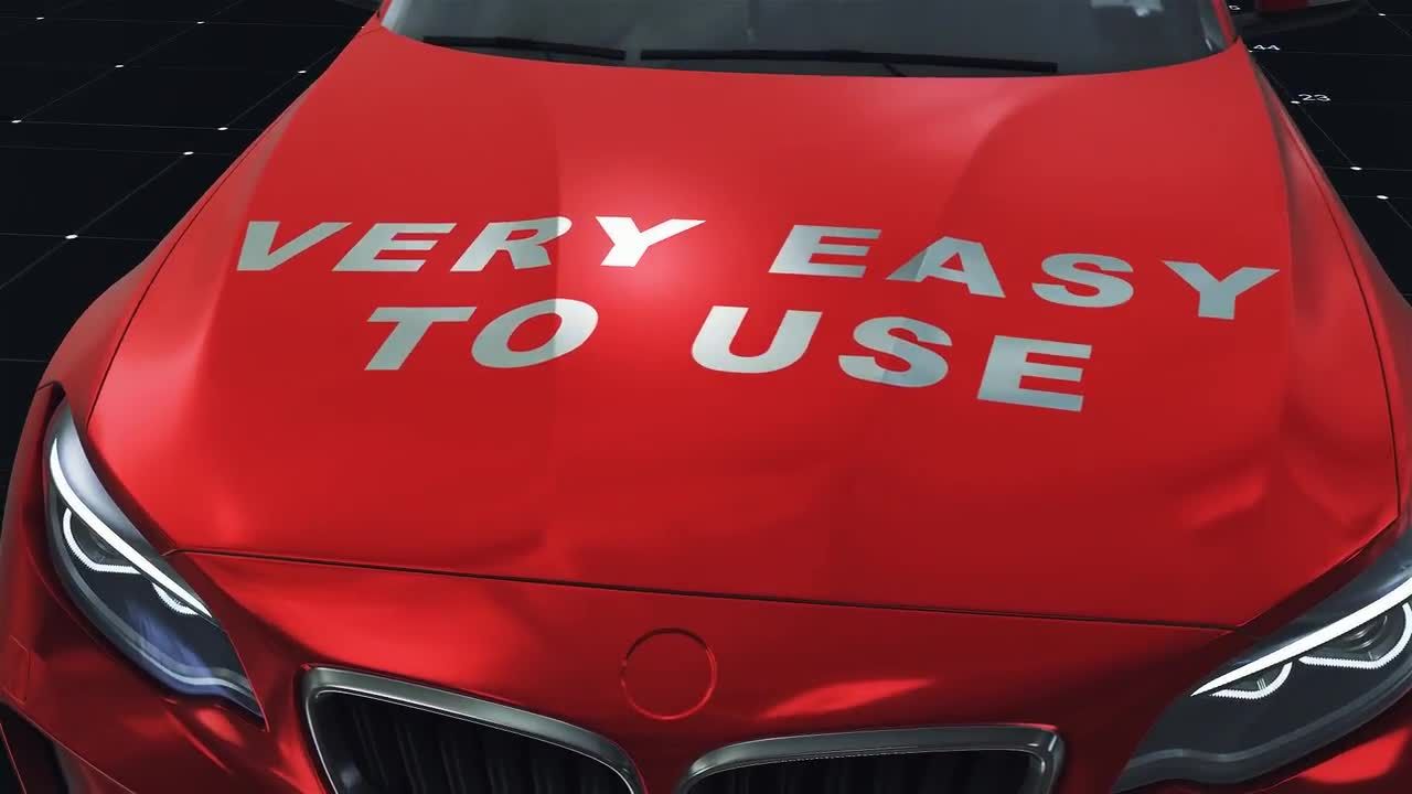设计时尚的3D汽车展示AE模板