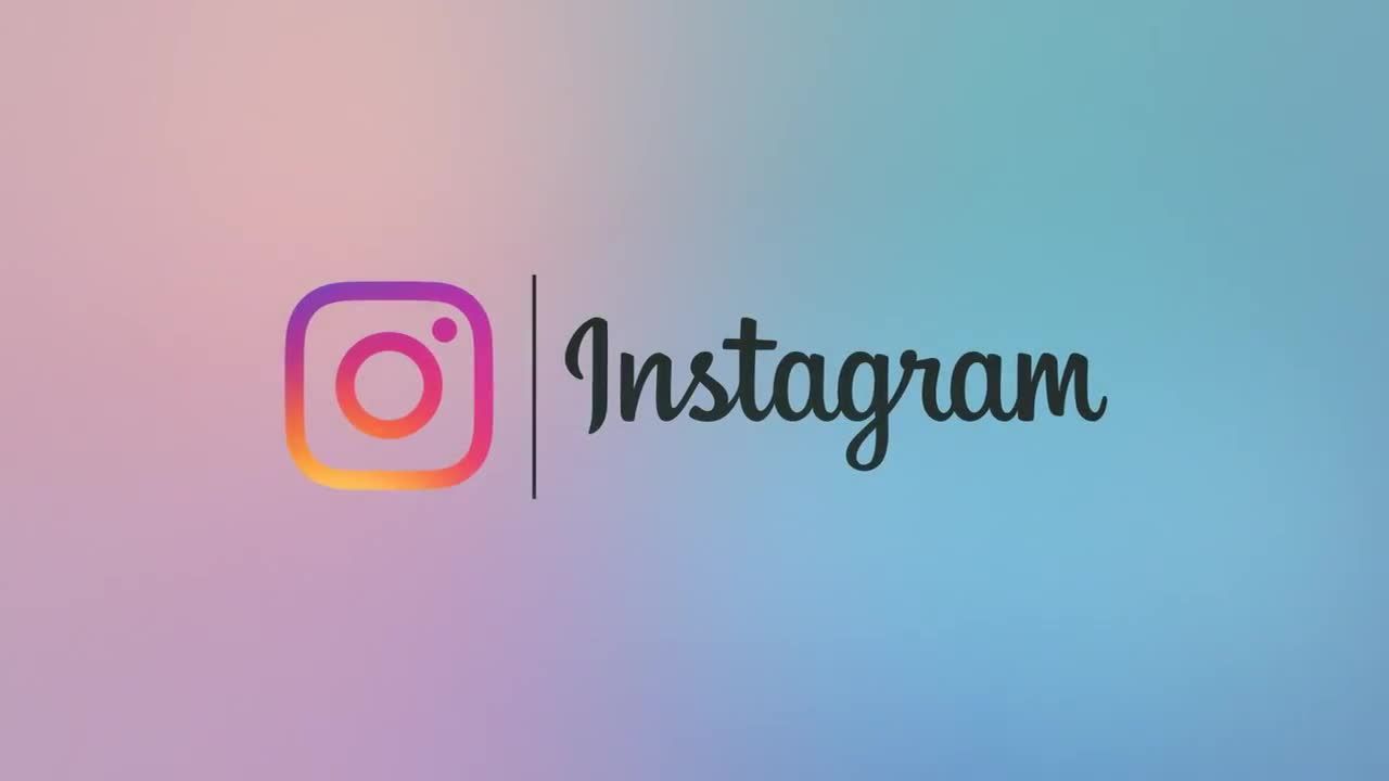 动画效果的Instagram幻灯片AE模板