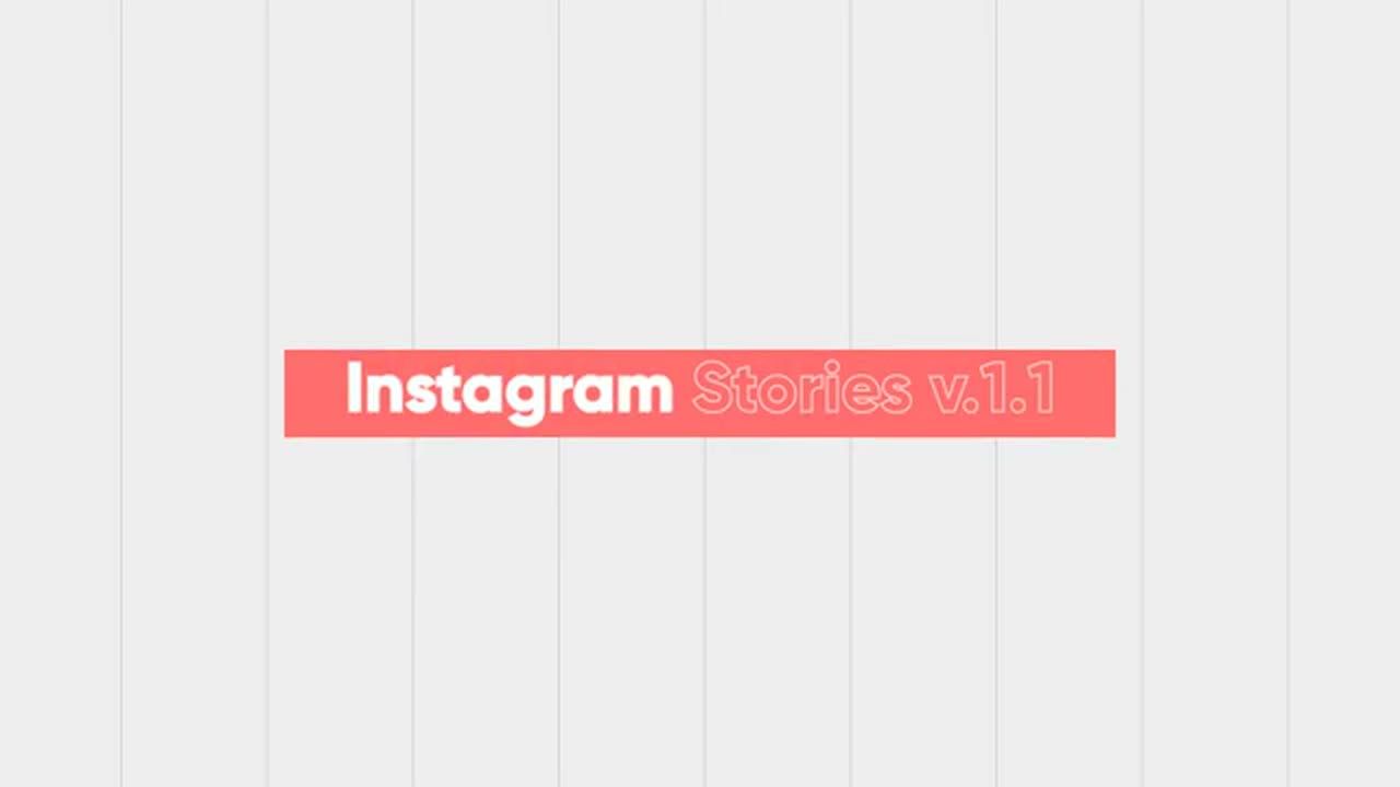 5个设计时尚且具有动画效果的Instagram故事AE模板