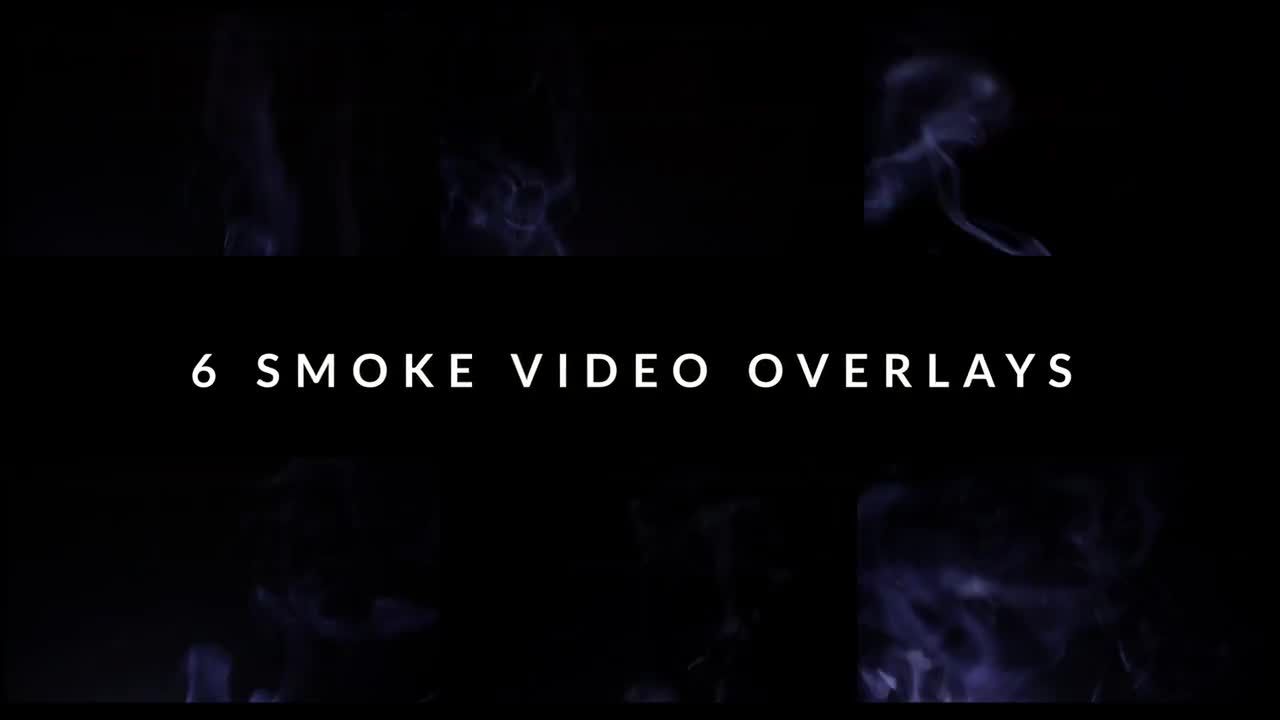 6种烟雾背景视频特效素材