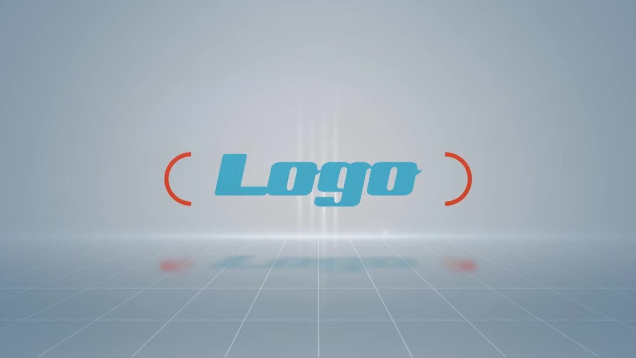 logo标题动画展示PR模板