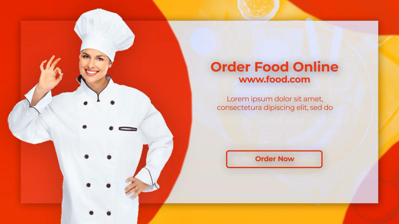 食品菜单餐厅促销AE模板