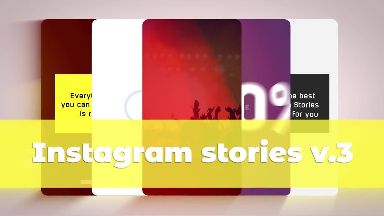 Instagram故事展示AE模板