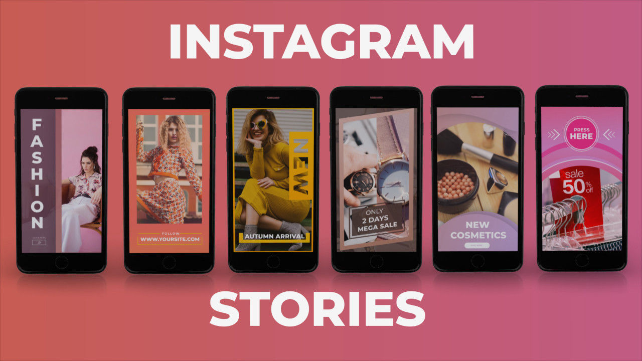16个时尚优雅的Instagram故事AE模板