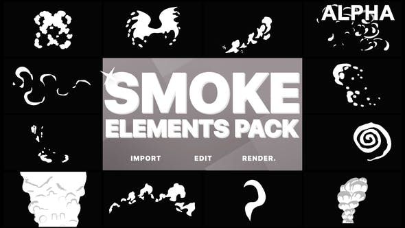 烟雾元素动态图形包