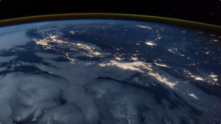 地球俯瞰加州到拉斯维加斯夜景mac视频屏保
