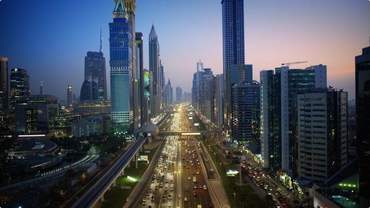 迪拜城市美景视频屏保