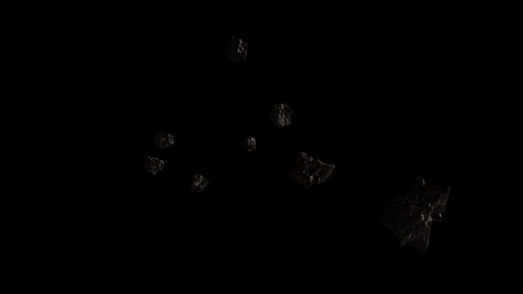 55个科幻壮丽星云太空黑洞行星地球陨石4K视频特效动画合成素材