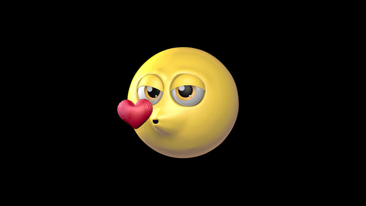 三维卡通搞怪Emojis表情循环动画48
