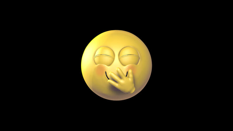 三维卡通搞怪Emojis表情循环动画54