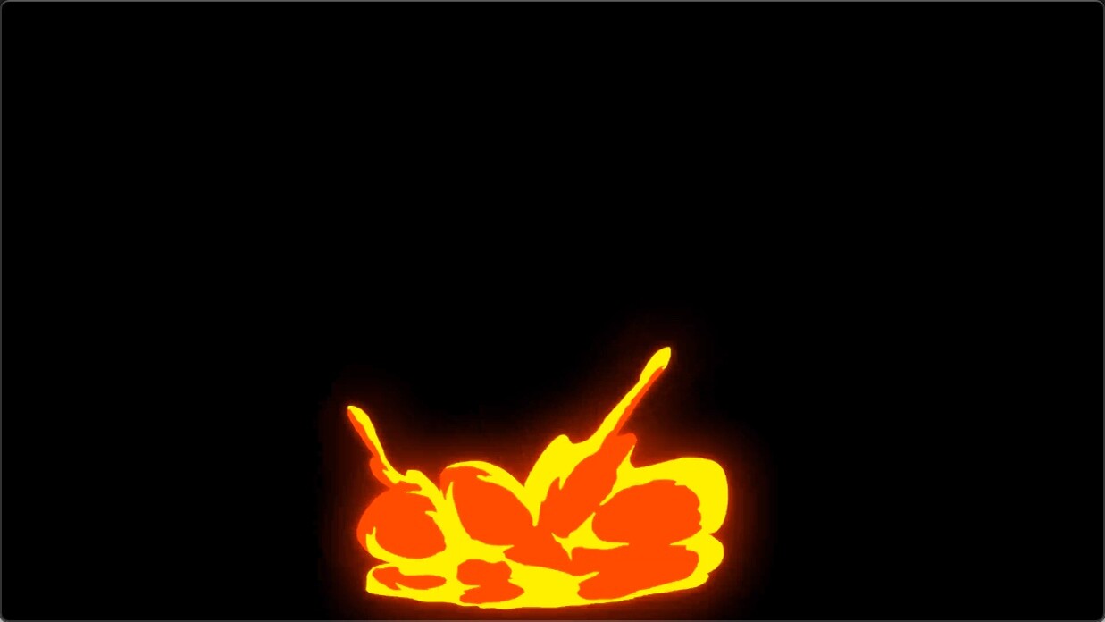 能量电流爆炸转场烟雾火焰液体MG图形动画69